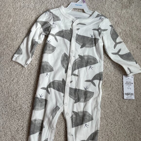 Shark Baby Footies Carter's - Picture 1 of 3